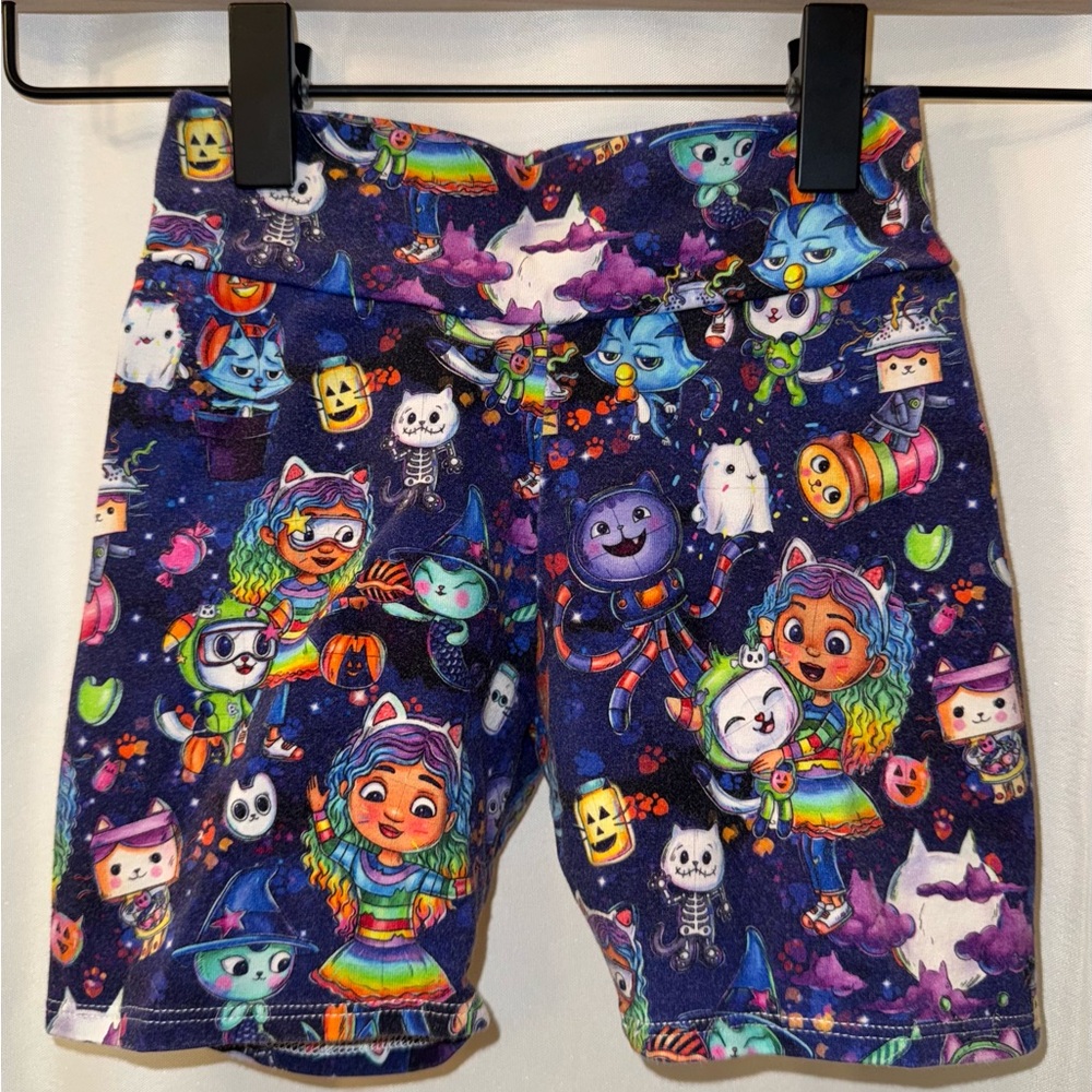 Handmade Kids Shorts Gabby’s Dollhouse Halloween